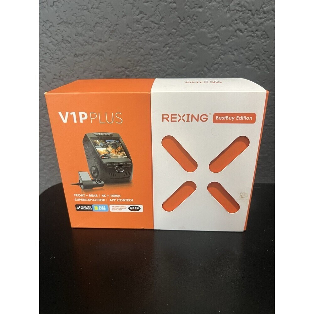 Rexing V1P Plus Real 4K Front and Rear Wi-Fi Dash Cam